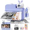 Kids Camera Instant Print Toys, Christmas Birthday Gifts for Girls Boys, 3.0 Autofocus Kids Digital Camera Toddler Camera for 3 4 5 6 7 8 9 10 11 12 Year Old Girl Boy with 32GB TF Card (Purple) view 1