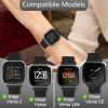 TumpCez Elastic Band for Fitbit Versa 2/Versa Lite/Versa SE Bands for Women Men, Braided Stretchy Straps Nylon Sport Wristband for Fitbit Versa view 2