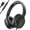 ADOOPE Wired Over-Ear Headphones with USB C Connector, Hi-Fi Stereo Sound, Noise-Isolating Ear Cups, Comfortable Fit for USB C Devices (No Bag, Black) view 1