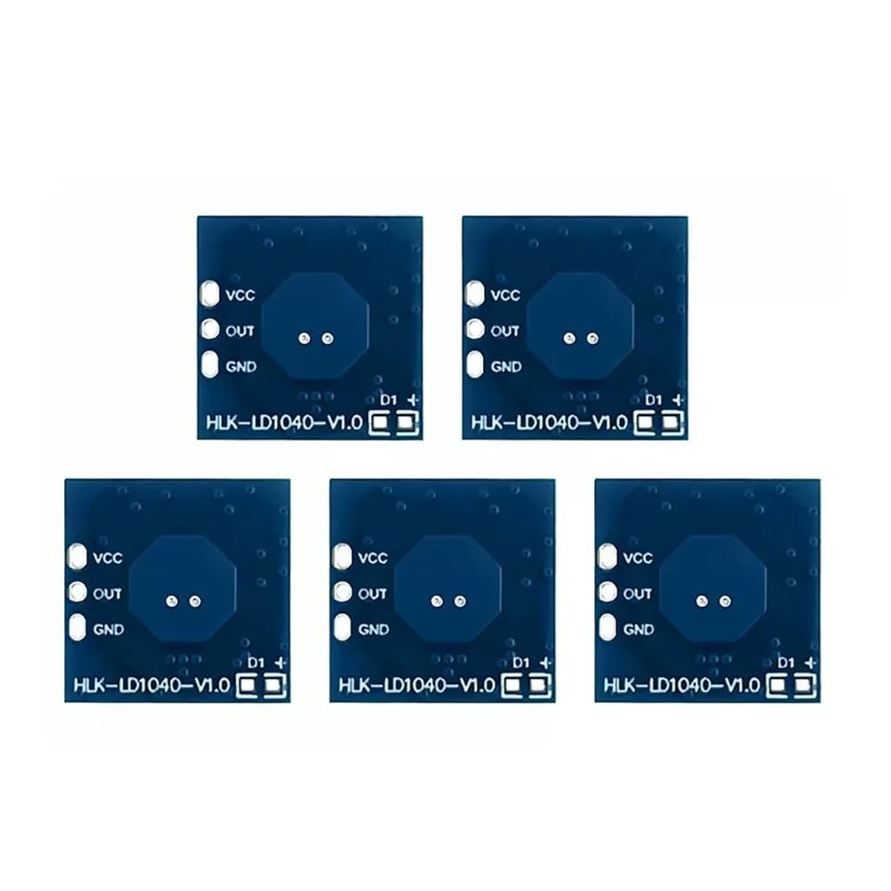 HLK-LD1040 X-Band 10G Micro Motion Intelligent Sensor Low Power RaDAR Sensor Module Support Fast Inspection Mode (5Pcs)
