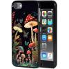 AIRWEE Slim Back Cover Hard Plastic Protector Case for Apple iPod Touch 5th/6th/7th Generation - Mushroom Moon Flower Pattern view 1