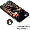 AIRWEE Slim Back Cover Hard Plastic Protector Case for Apple iPod Touch 5th/6th/7th Generation - Mushroom Moon Flower Pattern view 2
