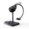 Yealink WH62 Mono Teams DECT Wireless Headset with Base,525 Ft Long Range Work Single Ear Headphones for Desk Phone and PC,Telephone Headset with Noise Cancelling Mic,Ringer,13H Talk Time view 1