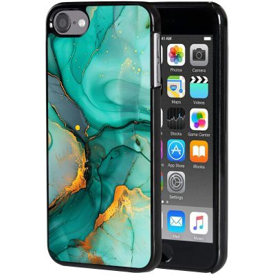 for iPod Touch 7 Case,Touch 6/5 Case,AIRWEE Slim Back Cover Hard Plastic Protector Case for Apple iPod Touch 5th/6th/7th Generation for Women Girl Men, Marbling 12