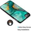 for iPod Touch 7 Case,Touch 6/5 Case,AIRWEE Slim Back Cover Hard Plastic Protector Case for Apple iPod Touch 5th/6th/7th Generation for Women Girl Men, Marbling 12 view 2