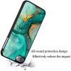 for iPod Touch 7 Case,Touch 6/5 Case,AIRWEE Slim Back Cover Hard Plastic Protector Case for Apple iPod Touch 5th/6th/7th Generation for Women Girl Men, Marbling 12 view 4