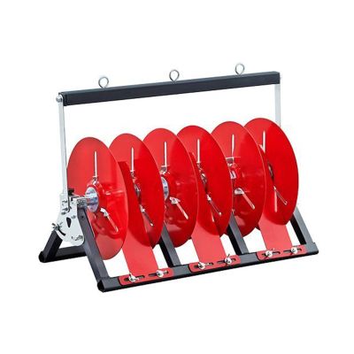 BXKCFYBSQ Wire Spool Rack,Cold-Rolled Steel Wire/Cable Dispenser,Heavy Duty Spool Storage Holder,Conduit Display and Storage for Electrical Industrial Retail Use(51x28x38cm)