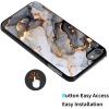 for iPod Touch 7 Case,Touch 6/5 Case,AIRWEE Slim Back Cover Hard Plastic Protector Case for Apple iPod Touch 5th/6th/7th Generation for Women Girl Men, Marbling 18 view 2