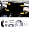 MACHSWON Screen Rotation Bracket, 1 Set Car Screen Swivel Tilt Mount Navigation Bracket, Screen Rotating Holder Compatible with Tesla Model 3 Model Y 2017-2023 (2 Directions Rotation) view 4
