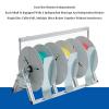 Wire Spool Rack,Bulk Cable Holder,Cold-Rolled Steel Wire/Cable Dispenser,Conduit Display and Storage for Electrical Industrial Retail Use(32x30x15cm) view 4