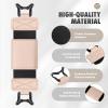 MoKo Soft Hand Strap for 6-8" Kindle eReaders Fire Tablet Kindle/Kobo/Voyaga/Sony Kindle E-Book Tablet, Black High-Elasticity Versatile Hand Strap Lightweight Finger Grip Holder, Rose Gold view 3