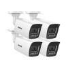 ANNKE 4 Pack UltraHD 4K PoE Security Camera, 8MP Bullet IP Outdoor Camera, Human&Vehicle Detection, Built-in Mic&SD Card Slot, IP67 Waterproof, EXIR 2.0 Night Vision, 4mm Lens-C800, Smart Dual Light view 1