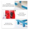 BXKCFYBSQ Wire Spool Rack with Wheel,Wiring Spool Dispenser,Cold-Rolled Steel Wire/Cable Dispenser,with Adjustable,Conduit Display and Storage for Electrical Industrial Retail Use view 3