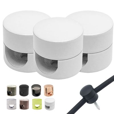 2025 New Cable Anchors for Desk Organization, Upgrade Cable Organizer Clips Cable Organizer Storage Holder with Strong Adhesive, Premium Cord Organizers for Home Office (White, 3PCS)