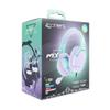 4Gamers Panther Wave - Over Ear Gaming Headset Compatible with PS4/PS5, Xbox, Switch, PC with Flexible Mic, 3.5mm Jack, 1.5m Cable, Lightweight, Comfortable and Durable (Mint & Lavendar) view 1