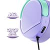 4Gamers Panther Wave - Over Ear Gaming Headset Compatible with PS4/PS5, Xbox, Switch, PC with Flexible Mic, 3.5mm Jack, 1.5m Cable, Lightweight, Comfortable and Durable (Mint & Lavendar) view 3