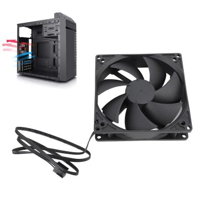 100mm Case Fan, 4pin PWM Silent Computer Fan, 1800RPM High Speed, Low Noise, Ball Bearing, 28.8dB, PC Cooling Fan for All Desktop