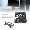100mm Case Fan, 4pin PWM Silent Computer Fan, 1800RPM High Speed, Low Noise, Ball Bearing, 28.8dB, PC Cooling Fan for All Desktop view 2