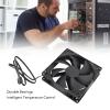 100mm Case Fan, 4pin PWM Silent Computer Fan, 1800RPM High Speed, Low Noise, Ball Bearing, 28.8dB, PC Cooling Fan for All Desktop view 3