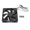 100mm Case Fan, 4pin PWM Silent Computer Fan, 1800RPM High Speed, Low Noise, Ball Bearing, 28.8dB, PC Cooling Fan for All Desktop view 4