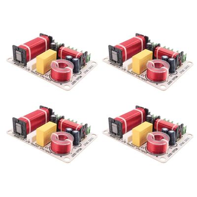 MARALANG 4X 3 Way Speaker Frequency Divider 300W HiFi Crossover Filter Frequency Distributor for DIY Home Speaker Modification