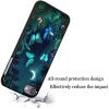 for iPod Touch 7 Case,Touch 6/5 Case,AIRWEE Slim Back Cover Hard Plastic Protector Case for Apple iPod Touch 5th/6th/7th Generation for Women Girl Men, Moon Butterfly view 4