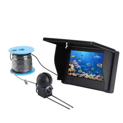 Underwater Fishing Camera, 4.3in Screen Portable Fish Finder Camera Underwater Video Fishing Camera 220 Ultra Wide Angle, 30m Cable for Boat Kayak Ice Fishing