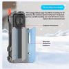 Coyktonty Cage for Insta360 X4, Aluminum Alloy Quick-Release Protective Frame with Lens Protection Cover,Super Expandable 1/4 Threaded Hole with Dual Cold Shoe Mount, can be Connected to a Tripod view 2