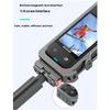 Coyktonty Cage for Insta360 X4, Aluminum Alloy Quick-Release Protective Frame with Lens Protection Cover,Super Expandable 1/4 Threaded Hole with Dual Cold Shoe Mount, can be Connected to a Tripod view 3