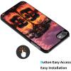 for iPod Touch 7 Case,Touch 6/5 Case,AIRWEE Slim Back Cover Hard Plastic Protector Case for Apple iPod Touch 5th/6th/7th Generation for Women Girl Men, Sunset Elephant view 2