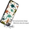 for iPod Touch 7 Case,Touch 6/5 Case,AIRWEE Slim Back Cover Hard Plastic Protector Case for Apple iPod Touch 5th/6th/7th Generation for Women Girl Men, Dinosaurs view 4