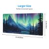 WHJYMX Northern Lights Painting Printing Mousepad 11.8x31.5 in Gaming Large Mouse Pad Non Slip Rubbe Accessories for Computers Laptop Office Home view 3