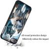 for iPod Touch 7 Case,Touch 6/5 Case,AIRWEE Slim Back Cover Hard Plastic Protector Case for Apple iPod Touch 5th/6th/7th Generation for Women Girl Men, Wolf Lover view 4