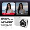 Digital Camera, 2.8 Inch Autofocus 50MP 1080P Camera for Kids, 16X Zoom Anti Shake Compact Portable Small Point and Shoot Digital Camera for Teens Boys Girls Seniors (White) view 4