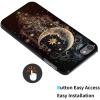for iPod Touch 7 Case,Touch 6/5 Case,AIRWEE Slim Back Cover Hard Plastic Protector Case for Apple iPod Touch 5th/6th/7th Generation for Women Girl Men, Moon Smile Face view 2