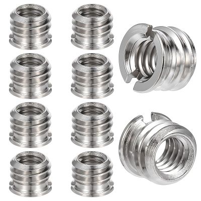 Styquenzer Standard 1/4"-20 Female to 3/8"-16 Male Tripod Adapter 10PCS Reducer Bushing Converter for DSLR Camera Camcorder Monopod Stand