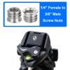 Styquenzer Standard 1/4"-20 Female to 3/8"-16 Male Tripod Adapter 10PCS Reducer Bushing Converter for DSLR Camera Camcorder Monopod Stand view 4
