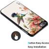 for iPod Touch 7 Case,Touch 6/5 Case,AIRWEE Slim Back Cover Hard Plastic Protector Case for Apple iPod Touch 5th/6th/7th Generation for Women Girl Men, Hummingbird view 2