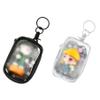 ANKOMINA 2PCS Clear Figure Display Bag Portable Zipper Small Hanging Blind Box Doll Storage Bag Keychain Pompom Organizer Case view 1