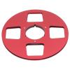 4 Hole Aluminum Alloy Opening Reel Sound Takeup Reel 1/4 10.5 Inch Empty Tape Reel for Reel to Reel Tape Player (Red) view 2