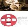 4 Hole Aluminum Alloy Opening Reel Sound Takeup Reel 1/4 10.5 Inch Empty Tape Reel for Reel to Reel Tape Player (Red) view 3