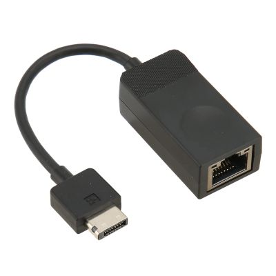 Phefop Ethernet Adapter, Plug and Play RJ45 01YU026 Ethernet Adapter Driver 10/100Mbps Excellent Performance ABS for Laptop