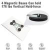 Mikgin Starlink Gen 3 Magnetic Mount for RV/Boat/Car, 176lbs Heavy Duty No-Drill Roof Mount for Starlink Gen 3 Standard Dish with Adapter, 4X Neodymium Magnets with Rubber Protection, 5-Second Setup view 2