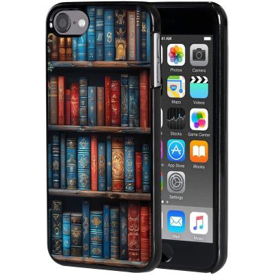 AIRWEE Slim Back Cover Hard Plastic Protector Case for Apple iPod Touch 5th/6th/7th Generation for Women, Classical Book
