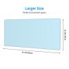 Extra Large Keyboard Mouse Pad, 12x31.5 Inch Desk Pad for Computer, Console, Office, Game, Study Solid Color Small Fresh Pattern view 3