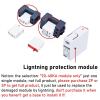 NQSP2Z-40 DC SPD 100V 250V 500V 800V 1000V Surge Arrester Protective Protector 20KA 40KA 60KA DC Surge Protector 1Pcs(2P 20-40KA,DC250V) view 4