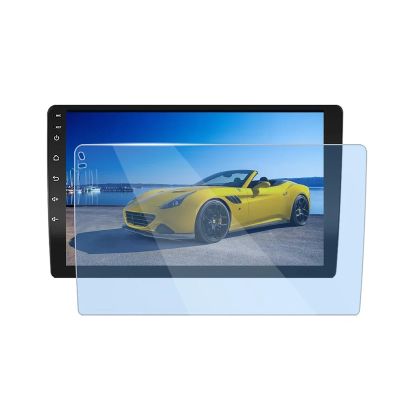 Blue Light Blocking Car Screen Protector - Android Head Unit Tempered Glass Eye Protection Universal CarPlay for 9 Inch GPS Navigation Car Stereo