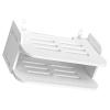 Router Shelf Wall Mount, Storage Stand for Living Room Bedroom, Set Top Box Shelf, Box Stand for Router, Easy Install for Cleaner Set view 4