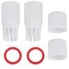 Passive POE Splitter ABS Plastic POE Injector POE Splitter Power for WLAN Switch (White) view 4