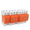 AC SPD Surge Protector LBO Low Voltage Distribution Household Arrester Protection Device 2P 3P 4P Switch Module 1Pcs(4P AC,10-20KA(385V)) view 1